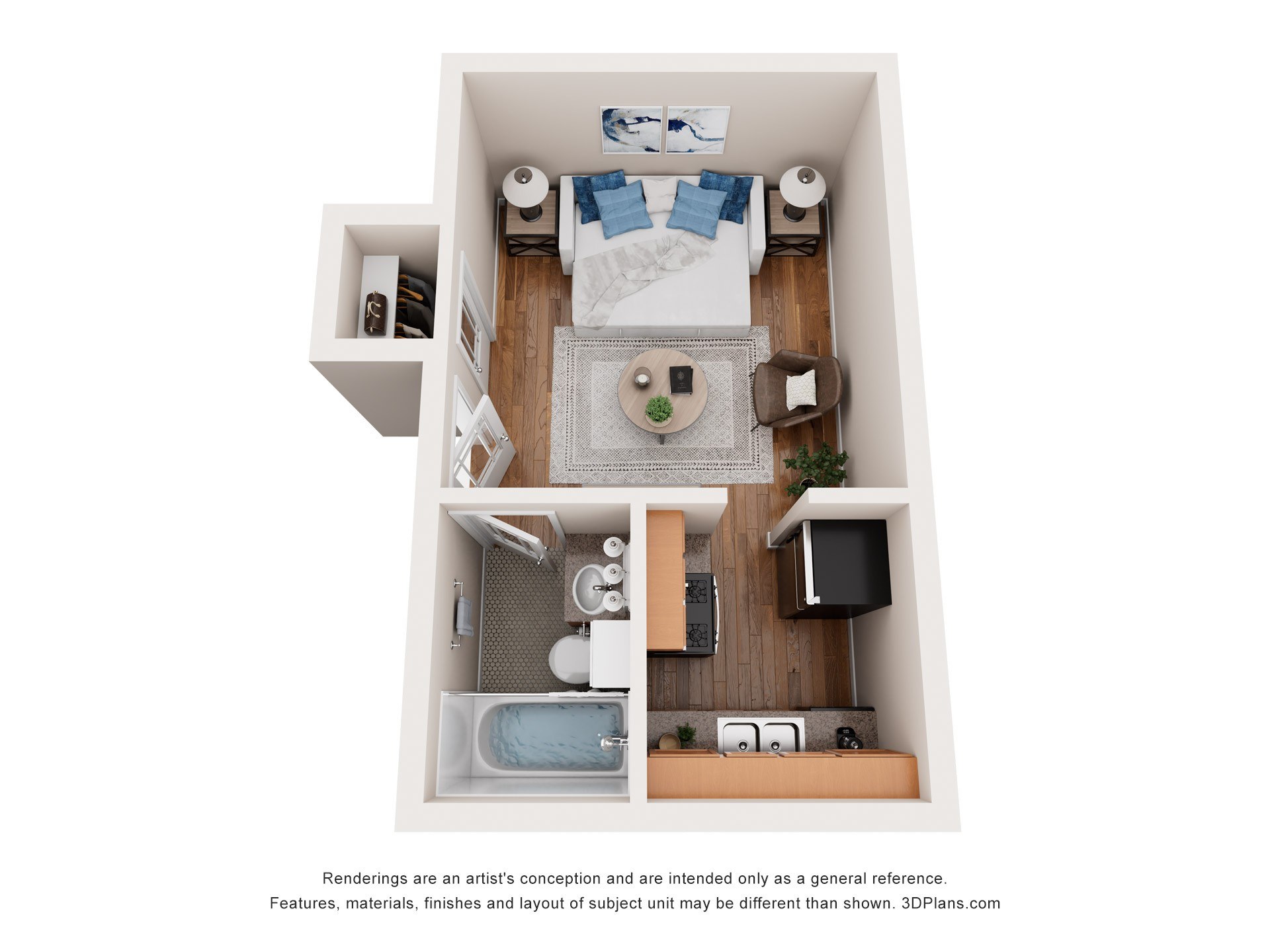 Studio floor plan